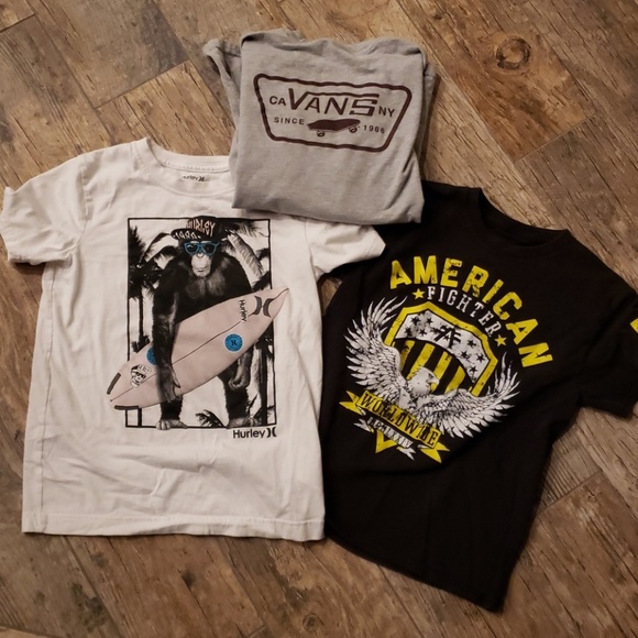 Vans Other - 🆕️ Boys  Vans Hurley American fighter bundle